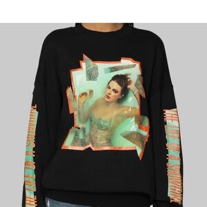 💕❤️Taylor Swift life of a showgirl Black Graphic Sweatshirt